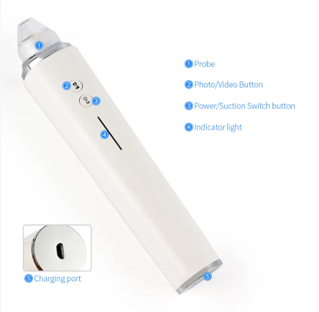 HD Wireless Pore Cleaner and Blackhead Remover